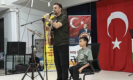 Kayseri'de baba-oğuldan müzik şöleni