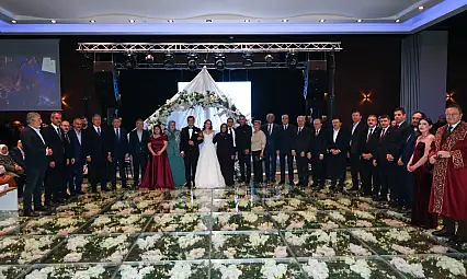 Bakan Yardımcısı'nın oğlu evlendi! Kayseri'den bakın kim katıldı?