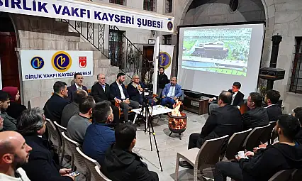 Başkan Büyükkılıç gençlerle aynı sofrada, aynı fikirde