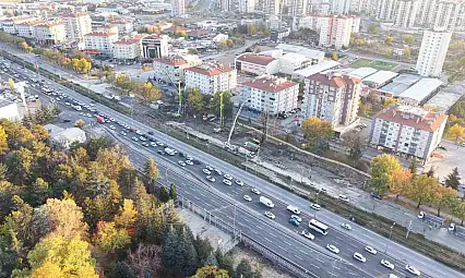 Kentin batısının trafik yükünü azaltacak proje hızla ilerliyor