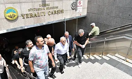 Başkan Büyükkılıç Yeraltı Çarşısı'nı ziyaret etti