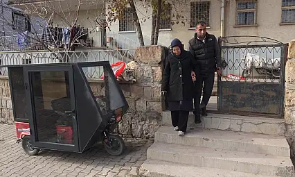 Başkan Okandan'dan engelli Güngörmez'e jest