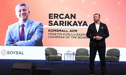 Başkan Sarıkaya İstanbul'da Kumsmall'ı anlattı