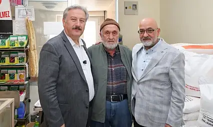 Başkan ve vekil kafa kafaya verip Zeynel amcayı ziyaret etti. İşte sebebi…