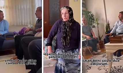 Başkan Yağmur: Siz hiç şehit ailesinin evine gittiniz mi?