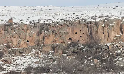 Beyaz örtü Kayseri'yi masala dönüştürdü