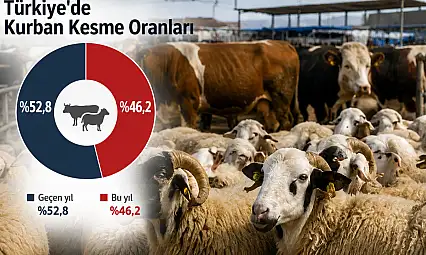 Bir yılda ne değişti? İşte vatandaşların kurban kesme oranları!