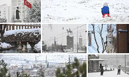 Bu fotoğraflar Kayseri'de çekildi! Görenler bir daha baktı