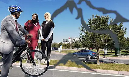 Bu sıra dışı görüntü Norveç ya da İsveç'te değil Kayseri'de çekildi!