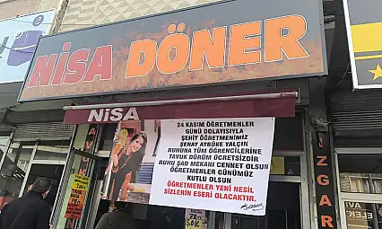 Bugün Kayseri'deki dönercide döner bedavaydı! Bakın neden?
