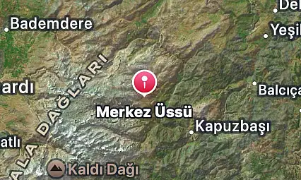 Bu kez Yahyalı'da 3 büyüklüğünde deprem