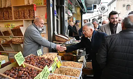 Büyükkılıç Camikebir'de esnafın nabzını tuttu