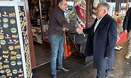 Büyükkılıç, Erciyes'te esnafla buluştu