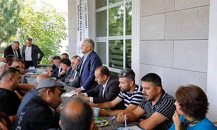 Büyükkılıç ve İlmek İncesu'da muhtarlarla buluştu!