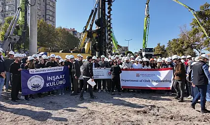 Büyükşehir, öğrencilere şantiye açtı