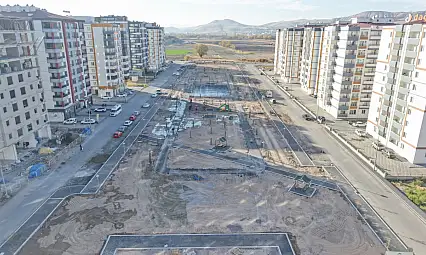 Kayseri'de Şehir Hastanesi çevresi baştan aşağı değişiyor