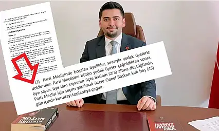 CHP İl Başkanı Gözbaşı'dan tüzük hatırlatması