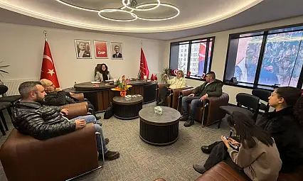 CHP İl Başkanı Özer'in dikkat çeken misafiri