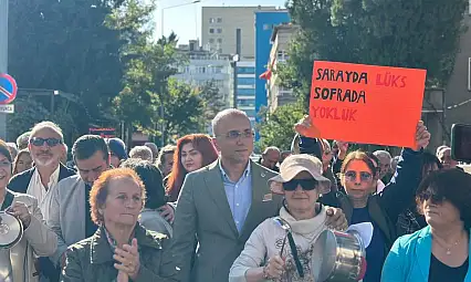 CHP Kadın Kolları boş tencerelerle sokağa çıktı!