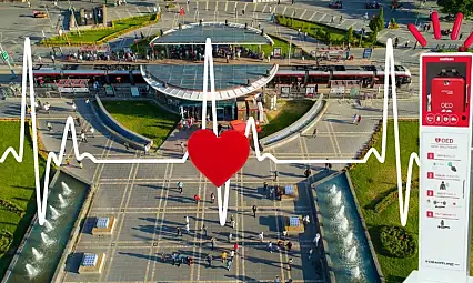 Cumhuriyet Meydanı'nda kalp krizi alarmı! Bu cihaz bakın ne işe yarıyor?