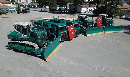 Dev araçlar Kayseri'de