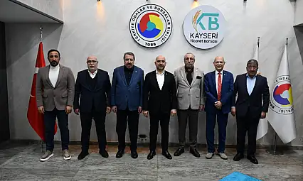 Dev isimler Kayseri'de bir araya geldi! Bu toplantıya bakın kimler katıldı?