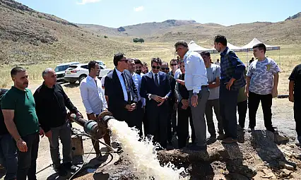 Develi'de beklenen proje hayata geçirildi: 10 Bin hayvana içme suyu sağlandı