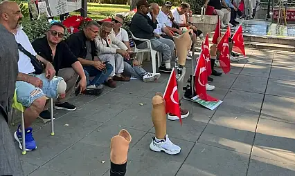 Develi'den Ankara'ya destek: Gaziler bir oldu!