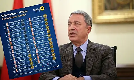 Dijital listede bir tek Hulusi Akar var ama…