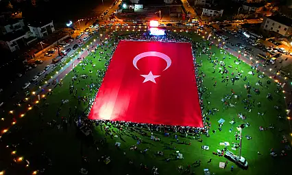 Dünyanın en büyük Türk Bayrağı bu yıl da Talas'ta!