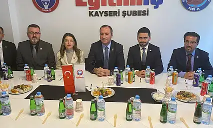 Eğitim İş Genel Başkanı Özbay'dan Kayseri'de sert çıkış!