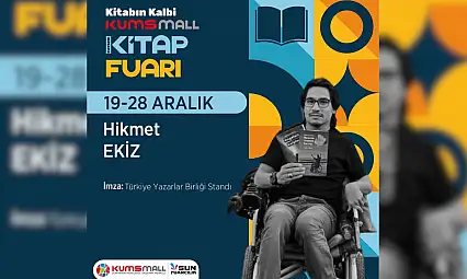 Engelleri kalemiyle aştı: Kayseri Kitap Fuarı'nda okurlarıyla buluşuyor