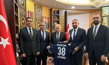 Erciyes 38 FK yönetiminden Devlet Bahçeli'ye ziyaret