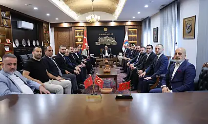 Erciyes 38 FK yönetiminden Vali Çiçek'e ziyaret
