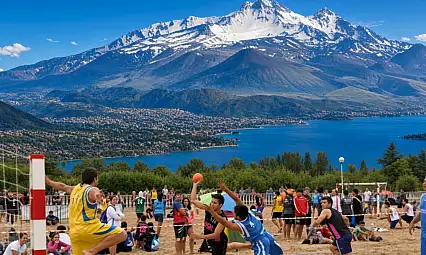 Erciyes Dağı'nda bir ilk! Plaj hentbolu oynanacak