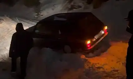 Erciyes-Hacılar yolunda mahsur kalan 3 kişi kurtarıldı