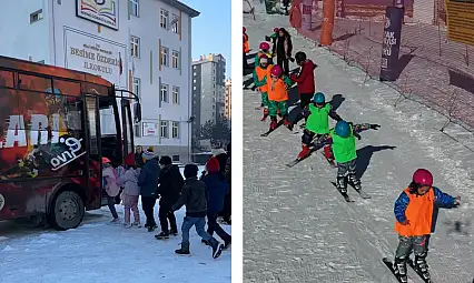 Erciyes'in zirvesinde şampiyonlar yetişiyor