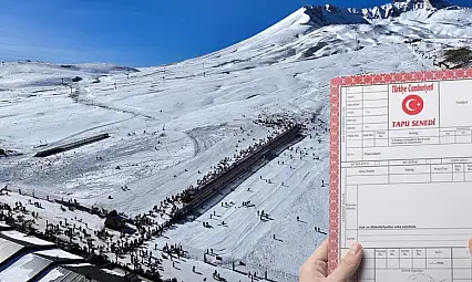 Erciyes Kayak Merkezi'nin tapusu bakın kimdeymiş?