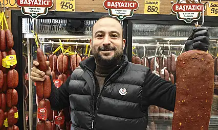 Erciyes sezonu açıldı: Pastırma tezgahları canlandı