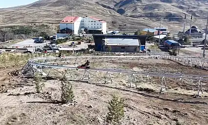 Erciyes'te nefes kesen heyecan! Test sürüşleri başladı