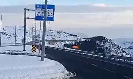 Erciyes yolu trafiğe kapatıldı!