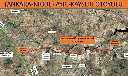 Flaş! Otobanın Kayseri'ye nereden bağlanacağı belli oldu