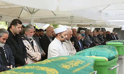 Gazeteci Azim Deniz'in babası son yolculuğuna uğurlandı!