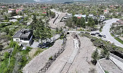 Hacılar'da taşkın riskine karşı dev yatırım