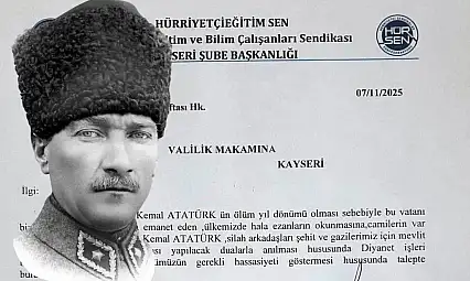 Hürriyetçi Eğitim Sen'den dikkat çeken 10 Kasım talebi