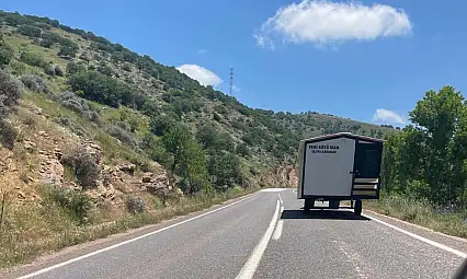 İlk bakışta kimse anlamadı! İlçedeki karavanın sırrı ortaya çıktı