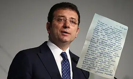 İmamoğlu'ndan Kayseri'ye mektup