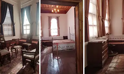 İşte Atatürk'ün Kayseri'deki yatağı ve çalışma masası!