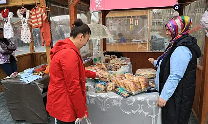 Kadın üreticiler vatandaşlarla buluştu