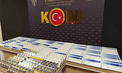 Kaçak tütün ve sigara operasyonu
